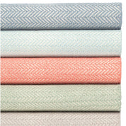 Maine Cottage Herringbone Swedish Blue Woven Cotton Rug | Maine Cottage¨ 