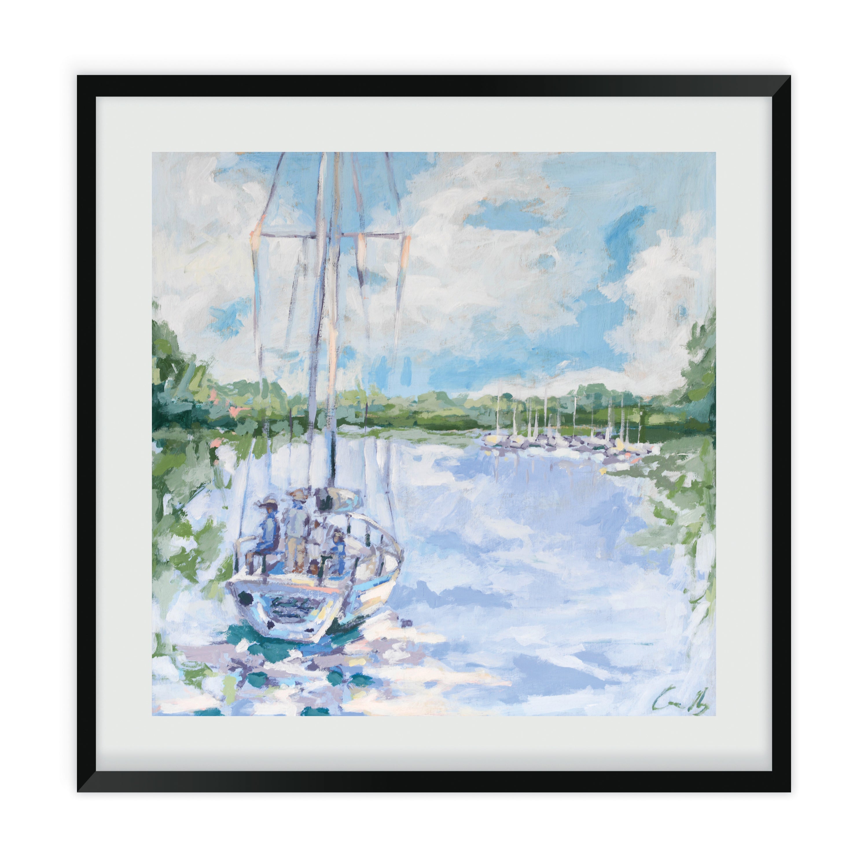 Maine Cottage Return to Port by Jordan Connelly for Maine Cottage® 