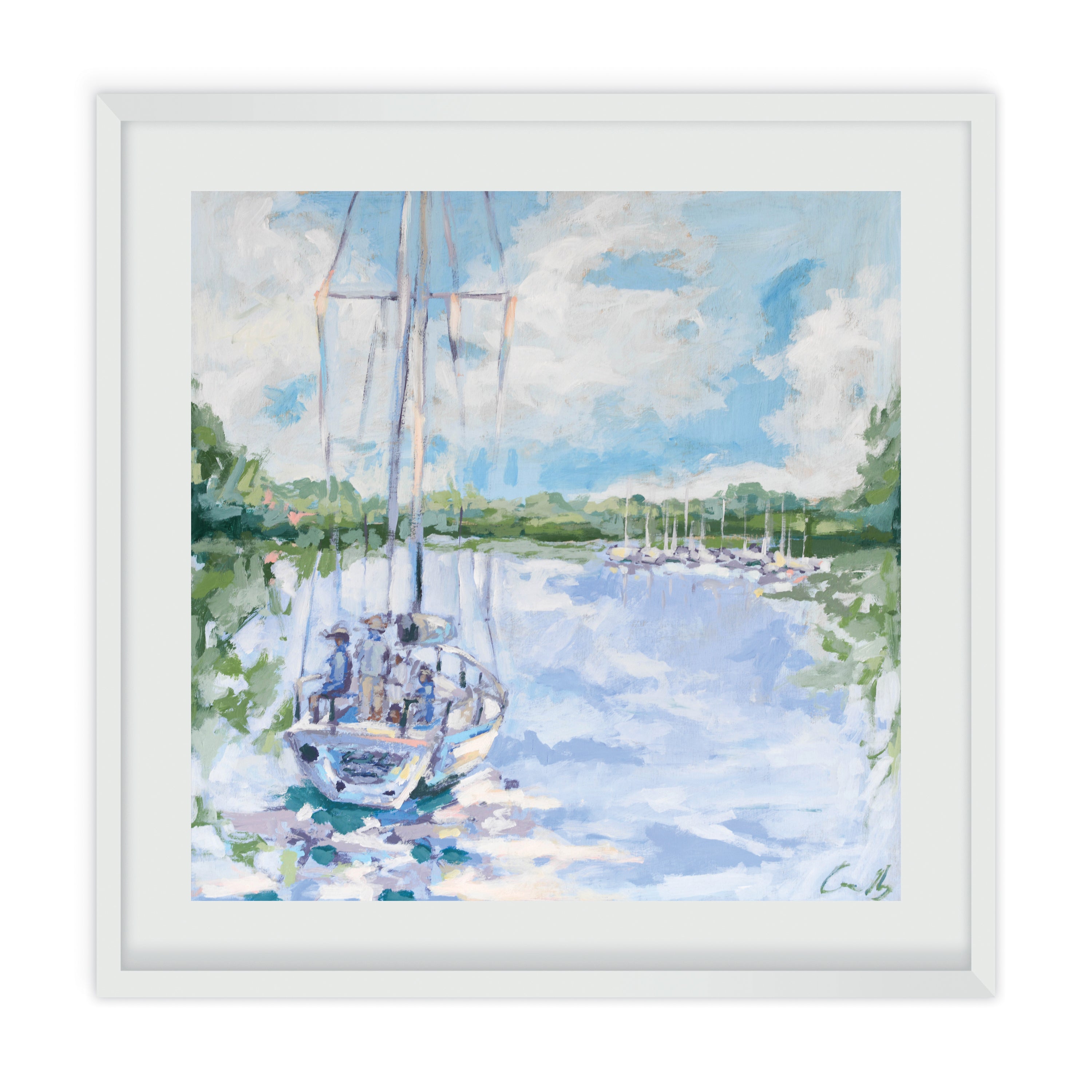 Maine Cottage Return to Port by Jordan Connelly for Maine Cottage® 