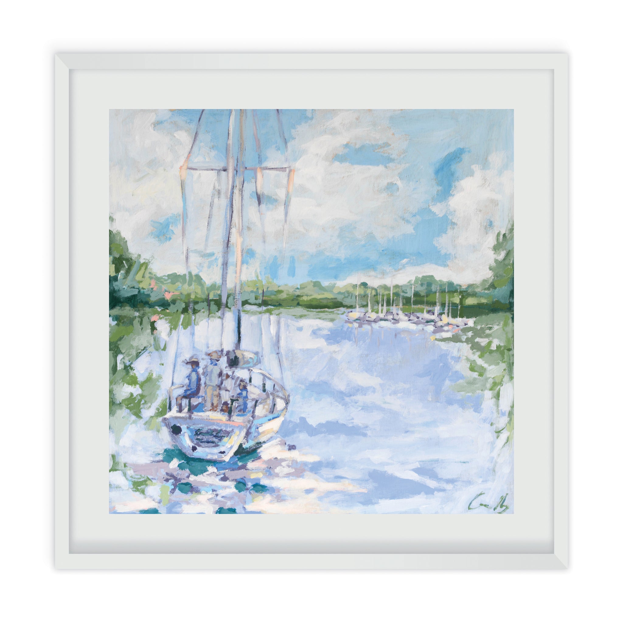 Maine Cottage Return to Port by Jordan Connelly for Maine Cottage® 