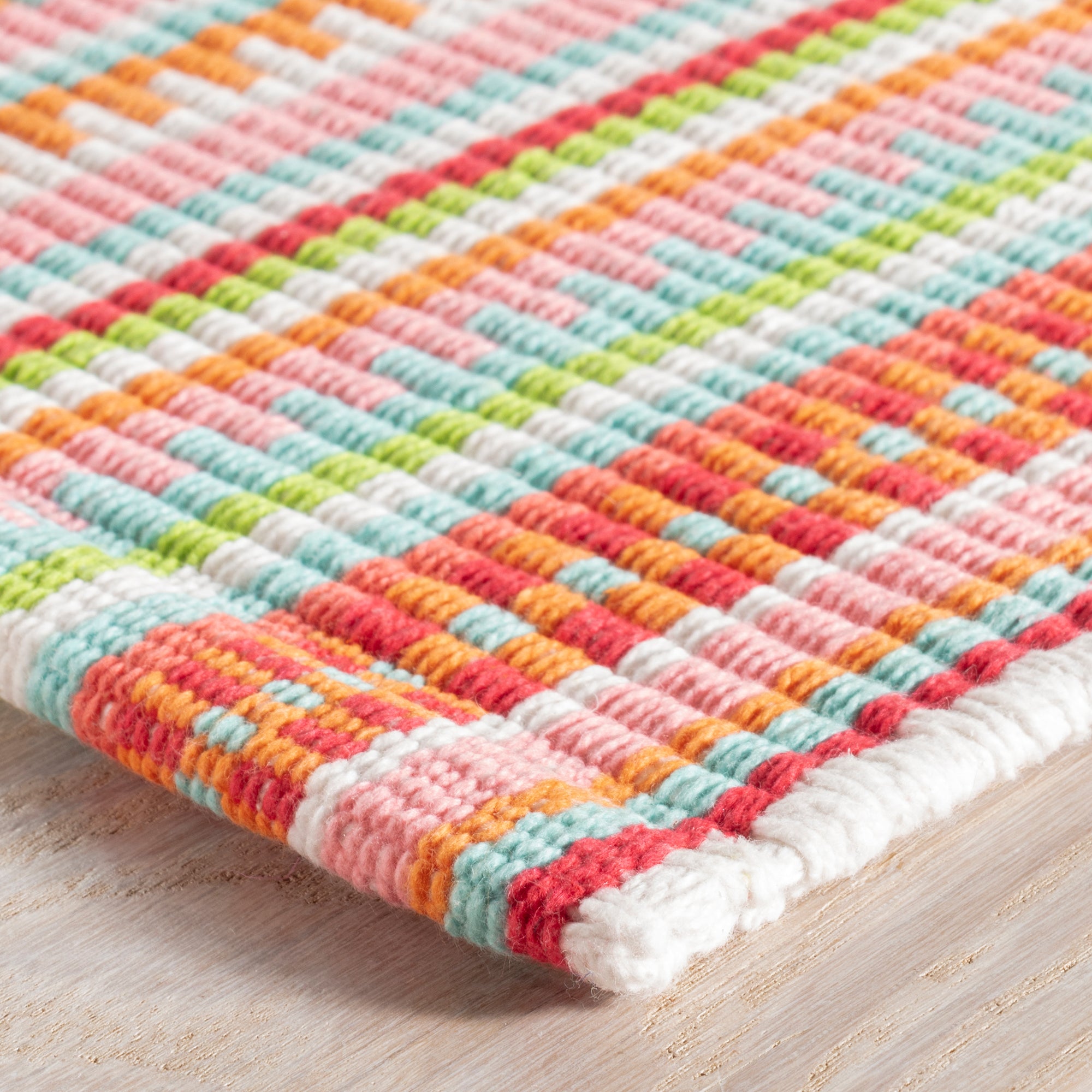 Maine Cottage Lucky Stripe Spring Woven Cotton Rug | Rugs | Maine Cottage 