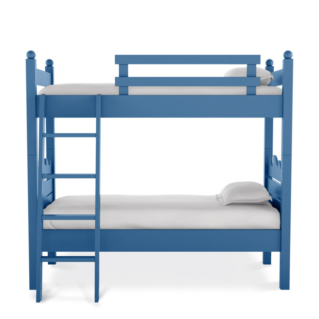 Maine Cottage Kids High Tide Bunk Bed | Colorful Handmade Coastal Bunk Bed 
