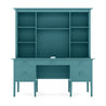 Maine Cottage Big Cay Desk With Library Hutch | Colorful Wooden Office Desk  