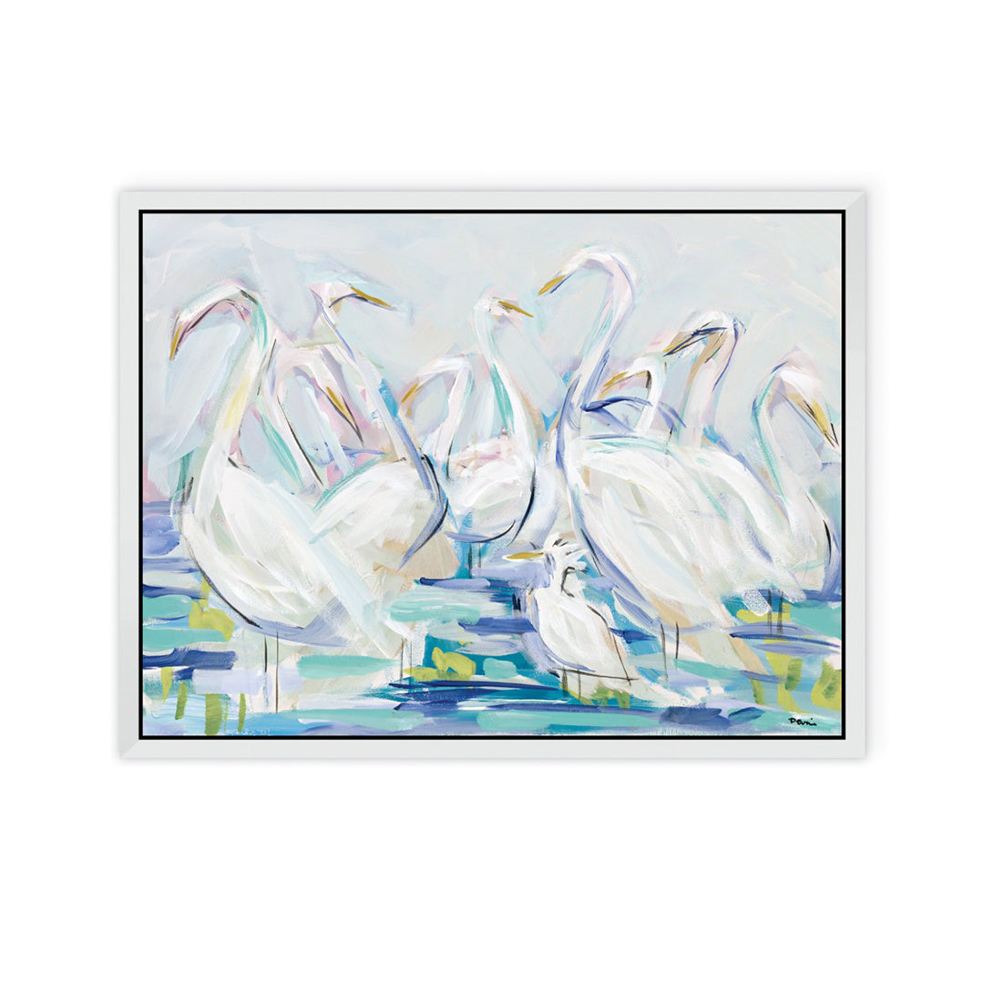 Egrets Five by Maren Devine for Maine Cottage®