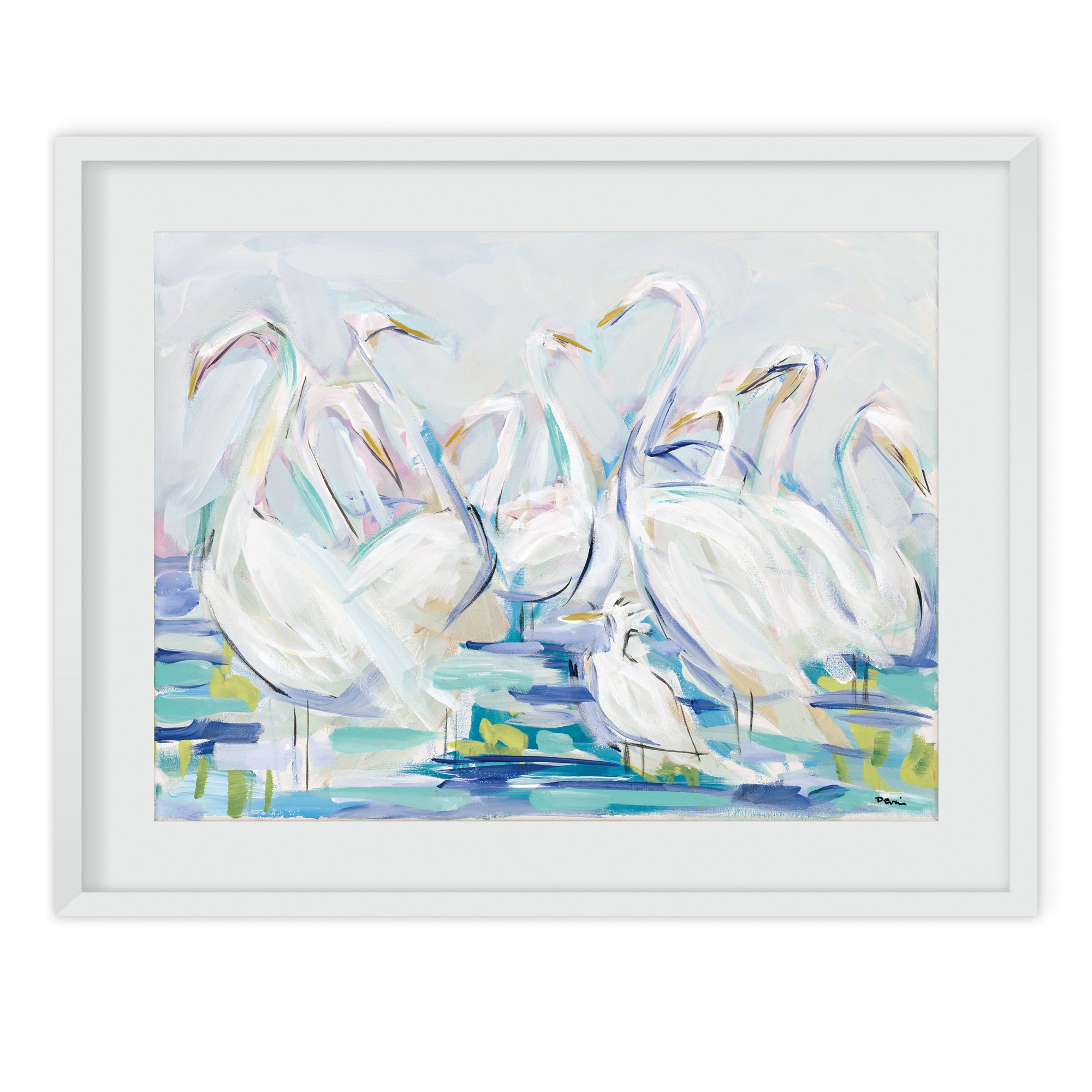 Maine Cottage Egrets Five by Maren Devine for Maine Cottage® 