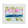 Maine Cottage Pool Pink Umbrellas by Maren Devine for Maine Cottage® 