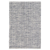 Marled Indigo Woven Cotton Rug