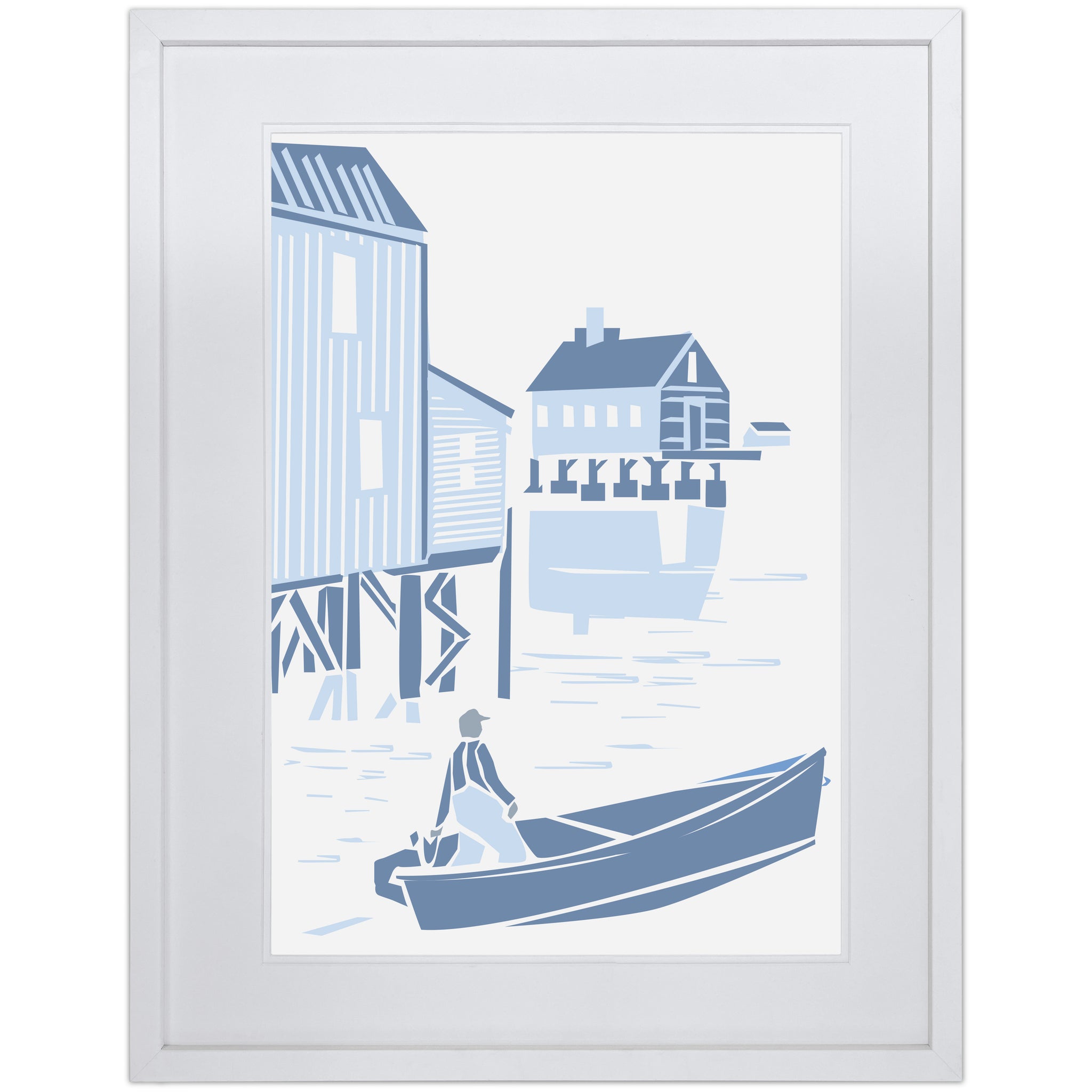 Maine Cottage Morning Commute by Gene Barbera for Maine Cottage® 