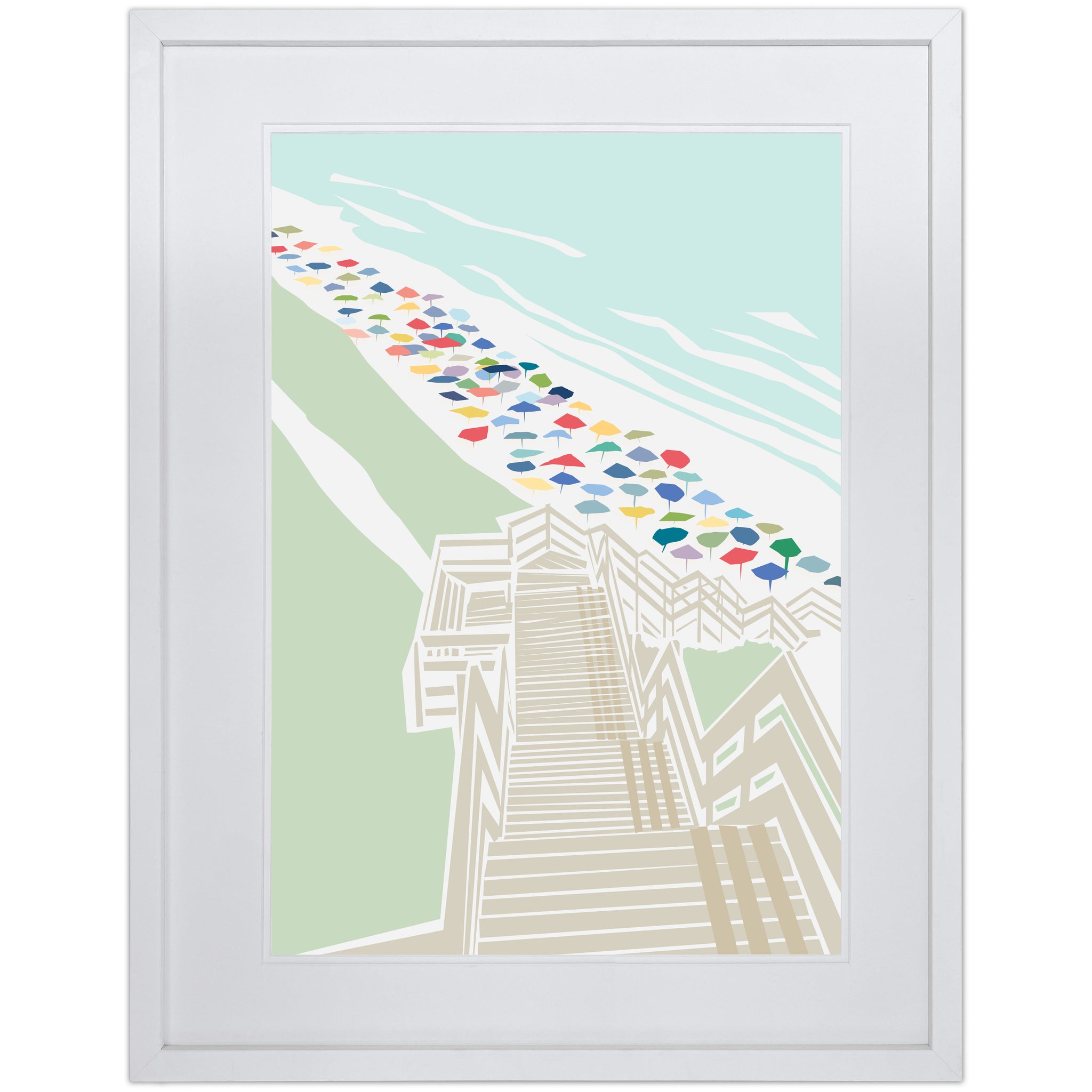 Maine Cottage Beach Stairs by Gene Barbera for Maine Cottage® 
