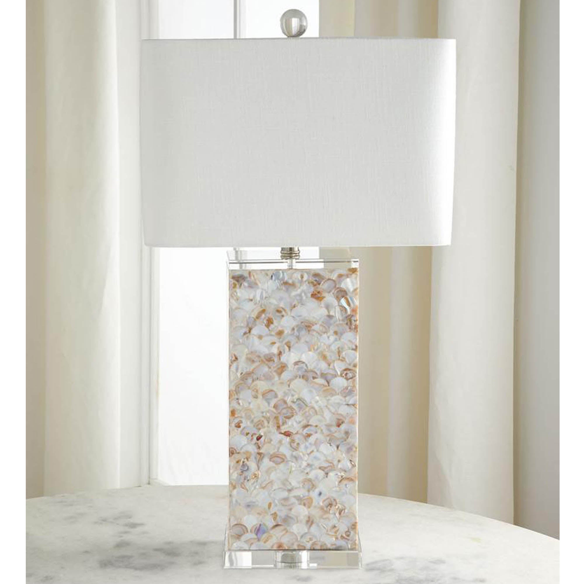 Maine Cottage Mother of Pearl Column Lamp | Maine Cottage® 