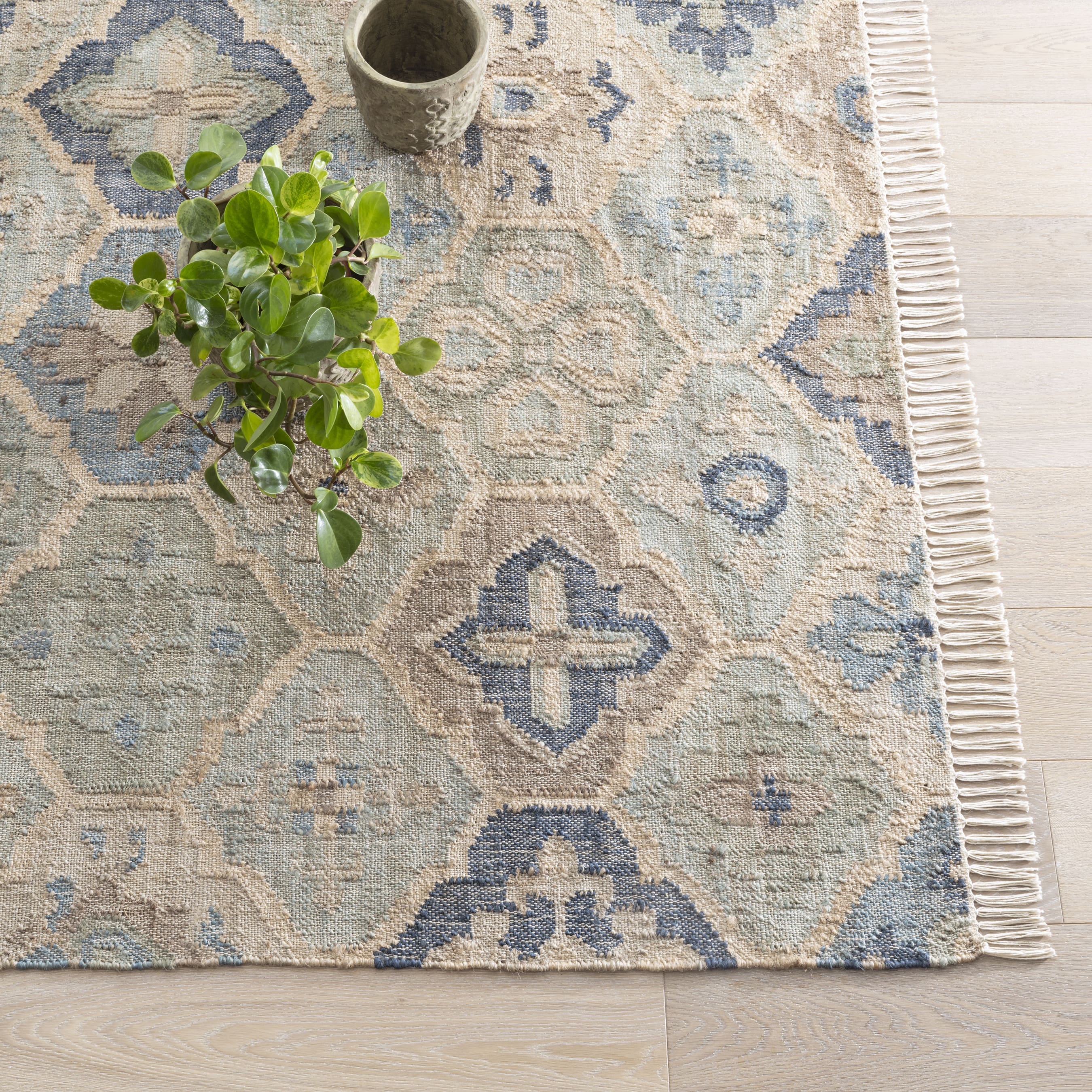 Maine Cottage Pali Blue Woven Jute Rug | Maine Cottage¨ 