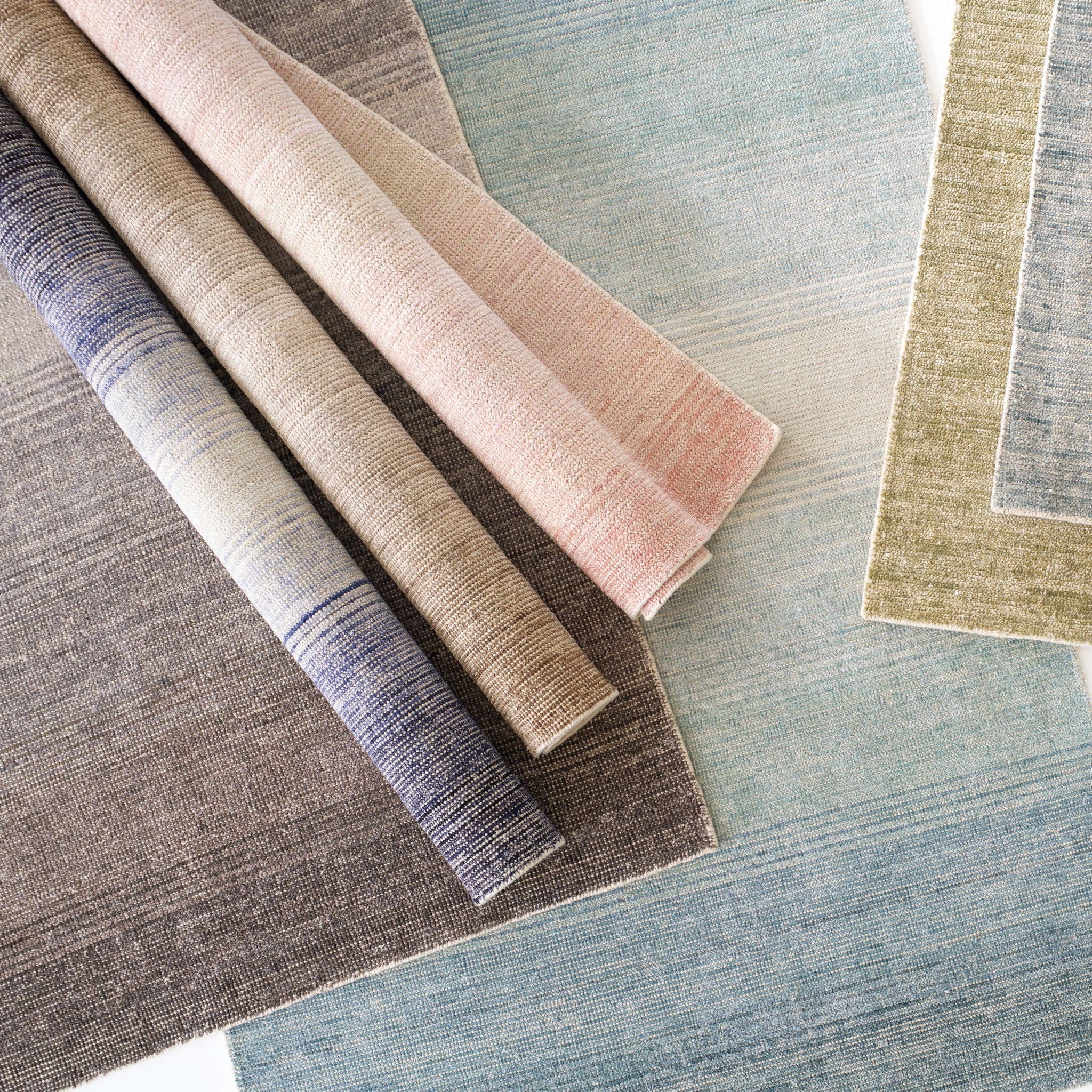 Moon Cotton Viscose Woven Rug - Sky | Soft Woven Coastal Rug – Maine ...