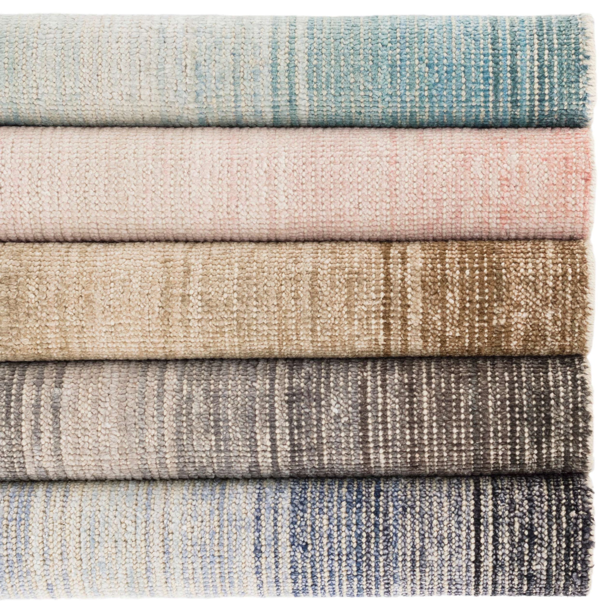 Moon Cotton Viscose Woven Rug - Sky | Soft Woven Coastal Rug – Maine ...