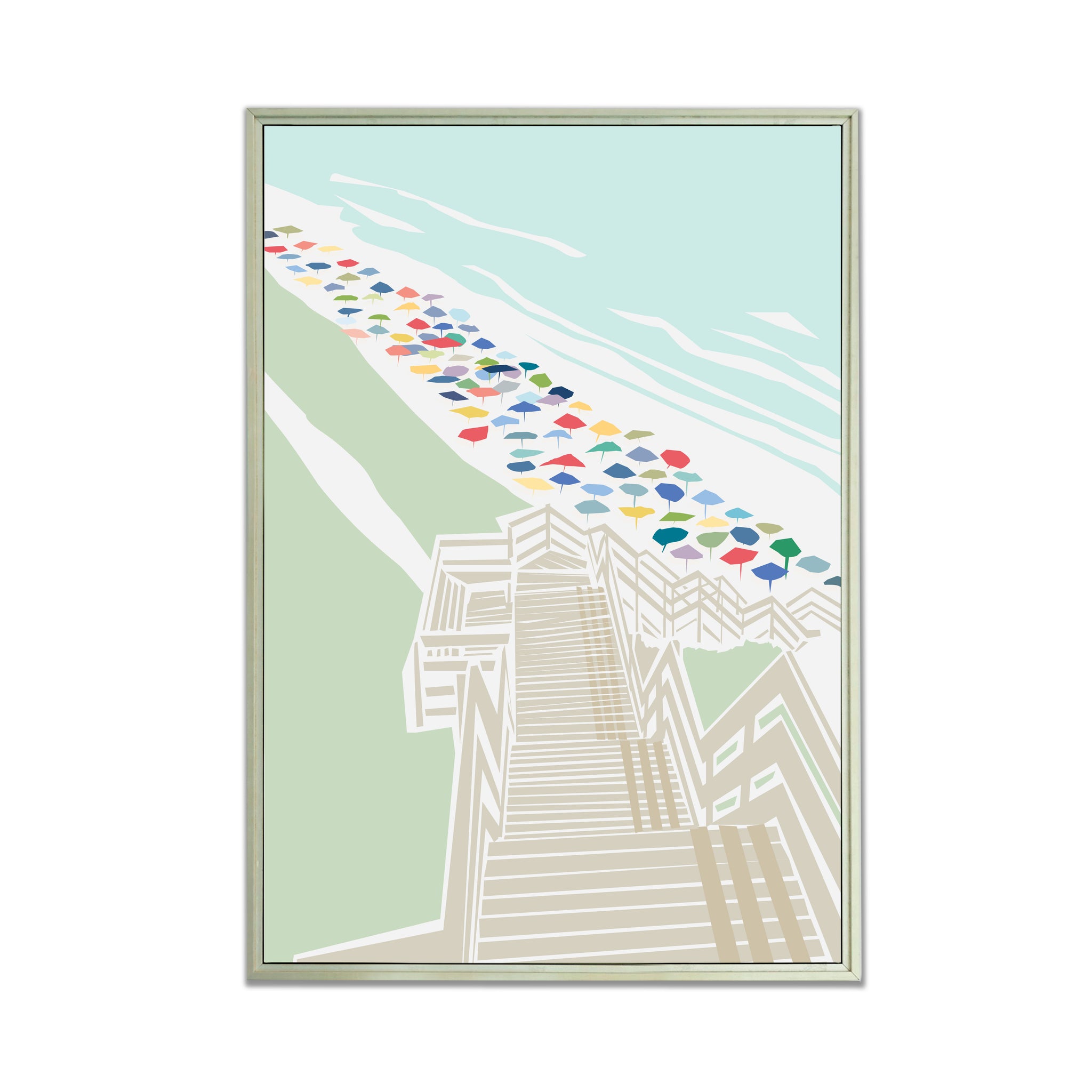 Maine Cottage Beach Stairs by Gene Barbera for Maine Cottage® 