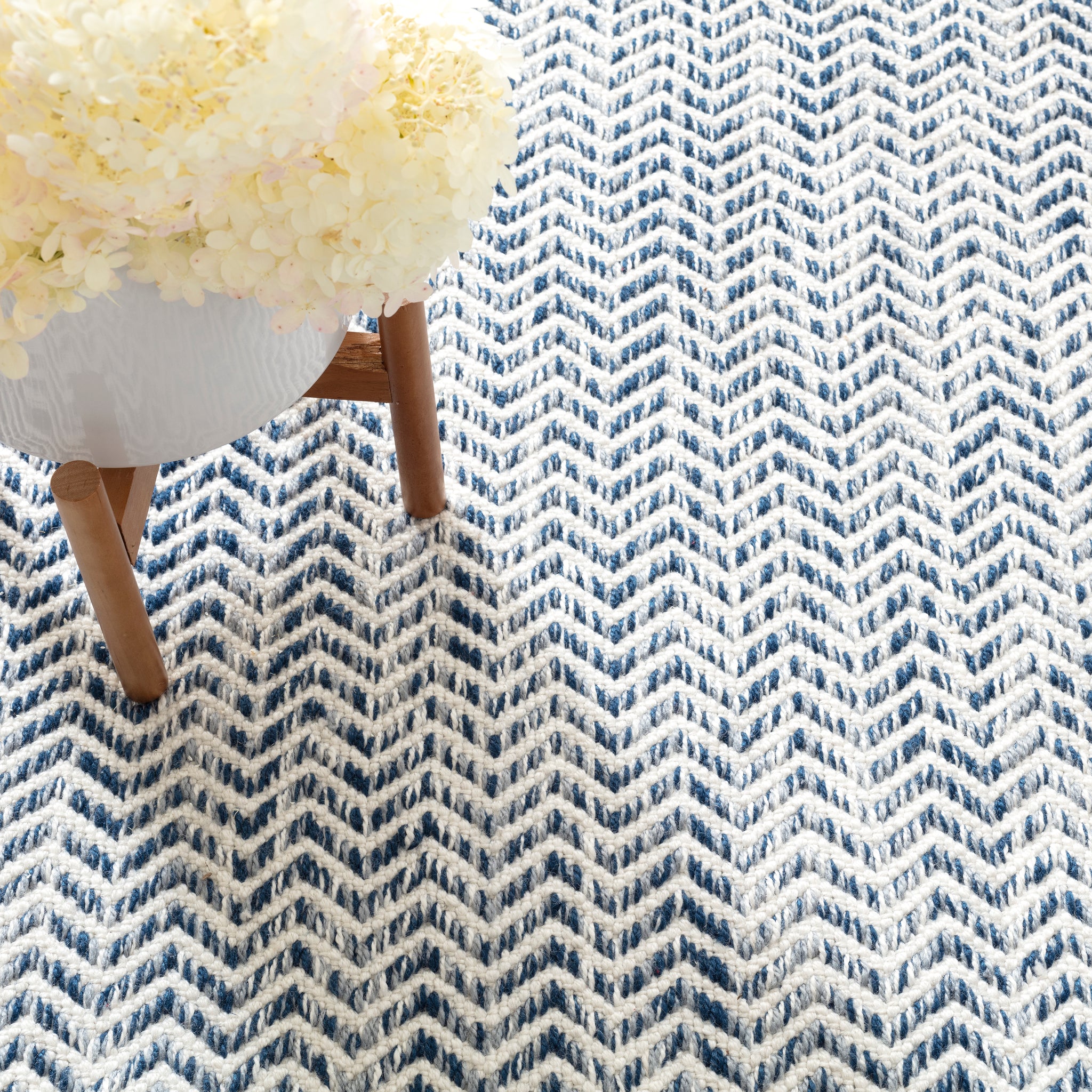 Coastal Indoor Outdoor Rug Blue Maine Cottage¨