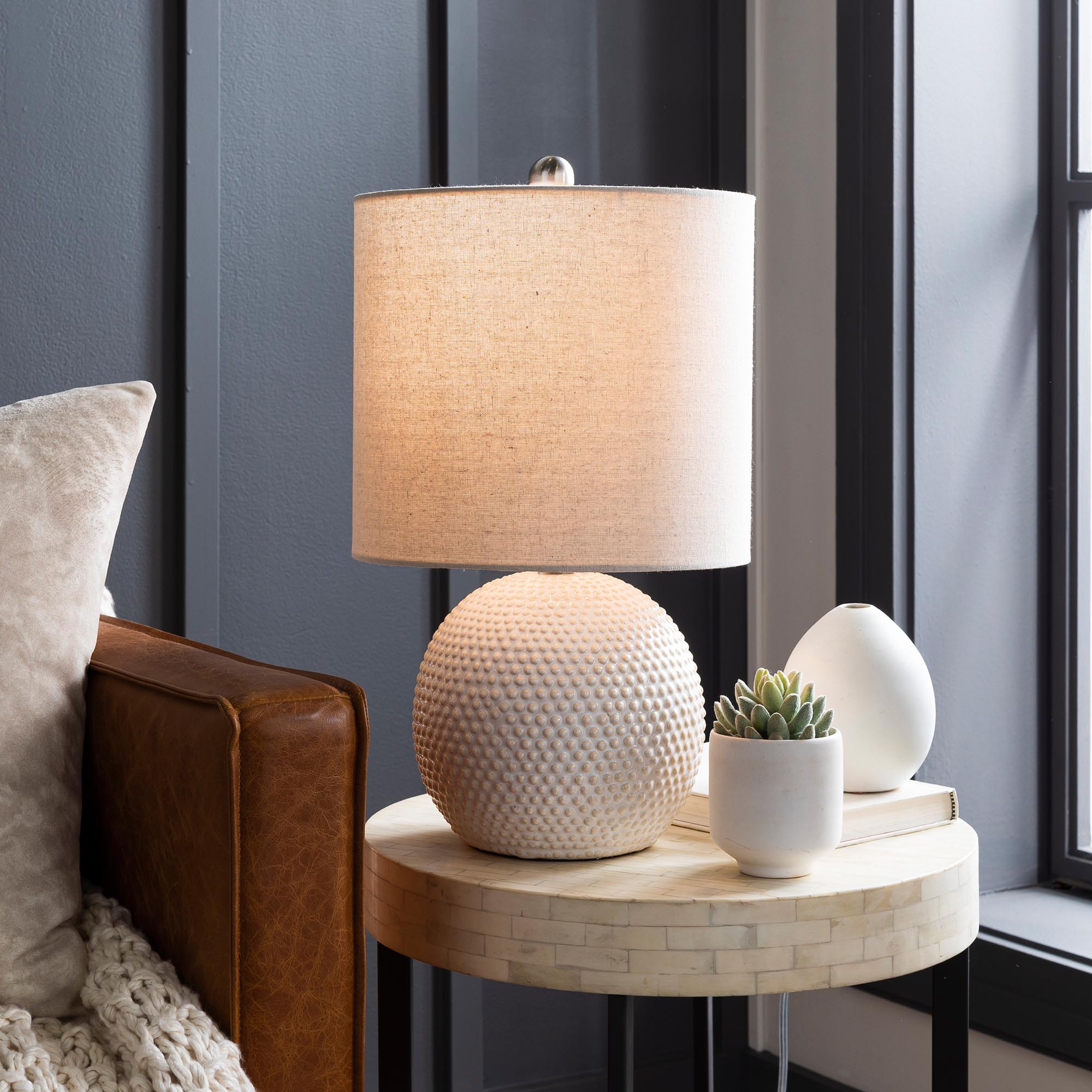 Circle base table lamp hot sale