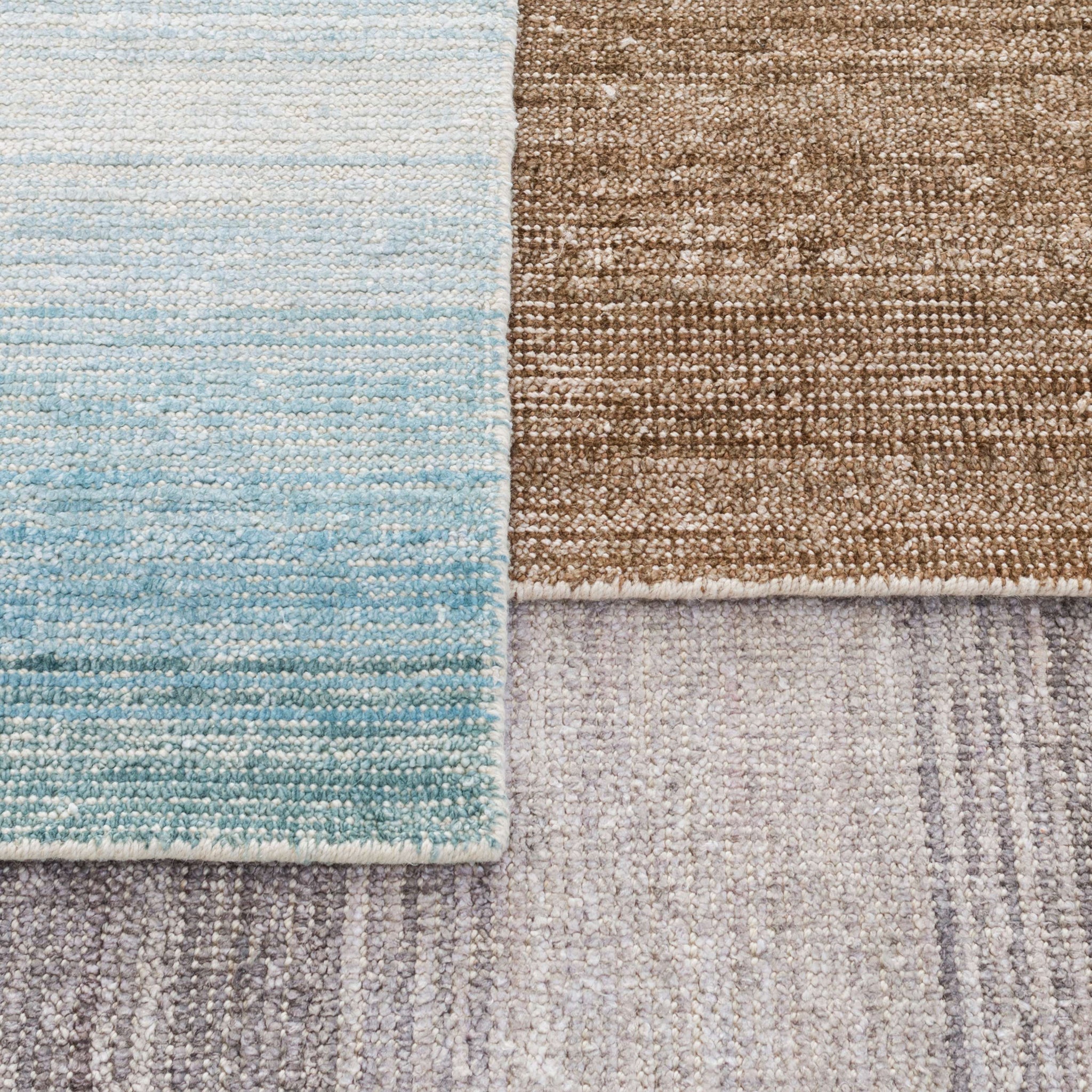Moon Cotton Viscose Woven Rug - Sky | Soft Woven Coastal Rug – Maine ...