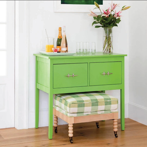 Maine Cottage Checkmate: Sour Apple (fabric yardage) | Green Apple Fabric 
