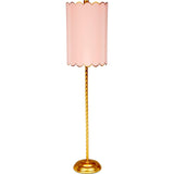 Twistie Buffet Lamp - Blush Pink