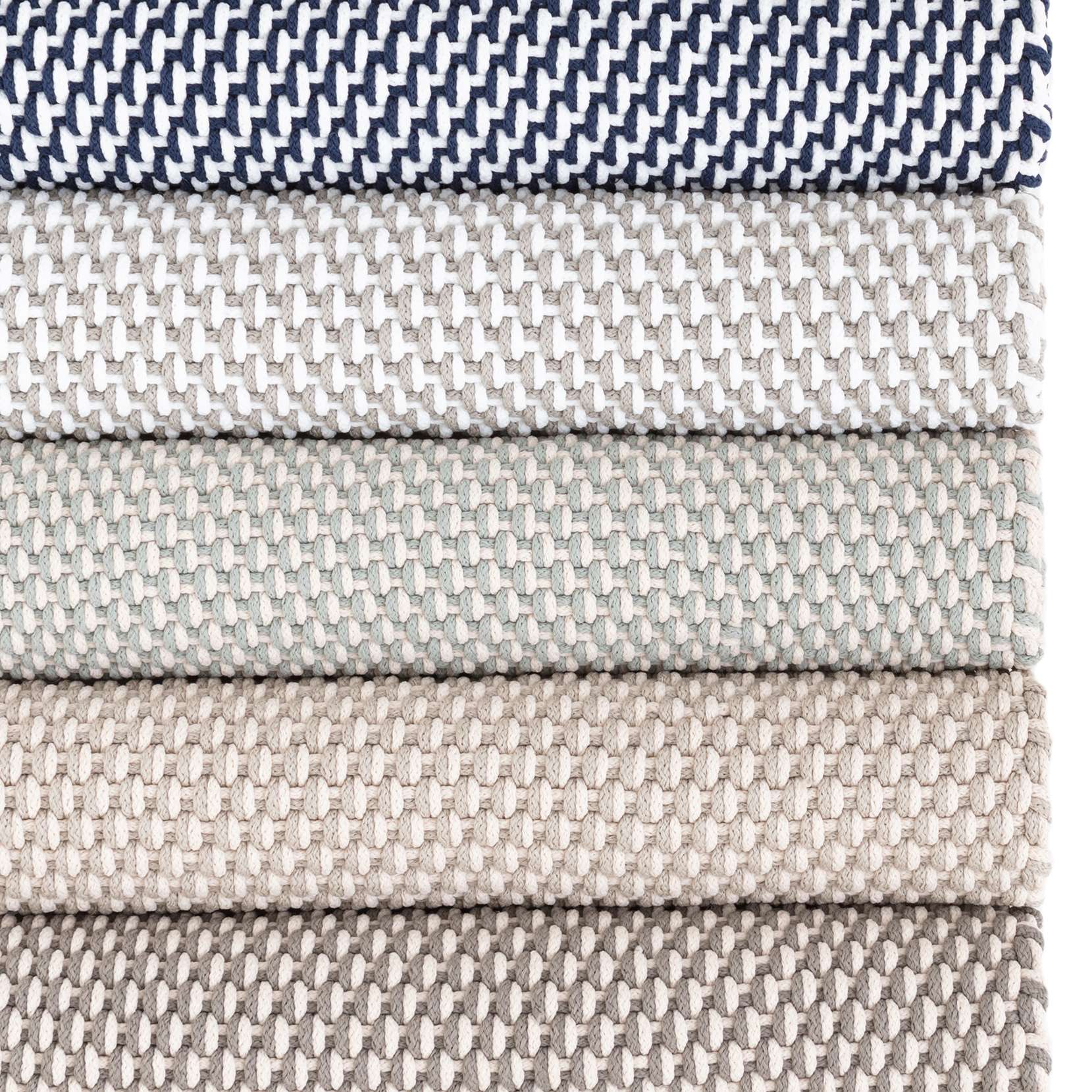 TwoTone Rope Navy/Ivory Indoor/Outdoor Rug Maine Cottage¨