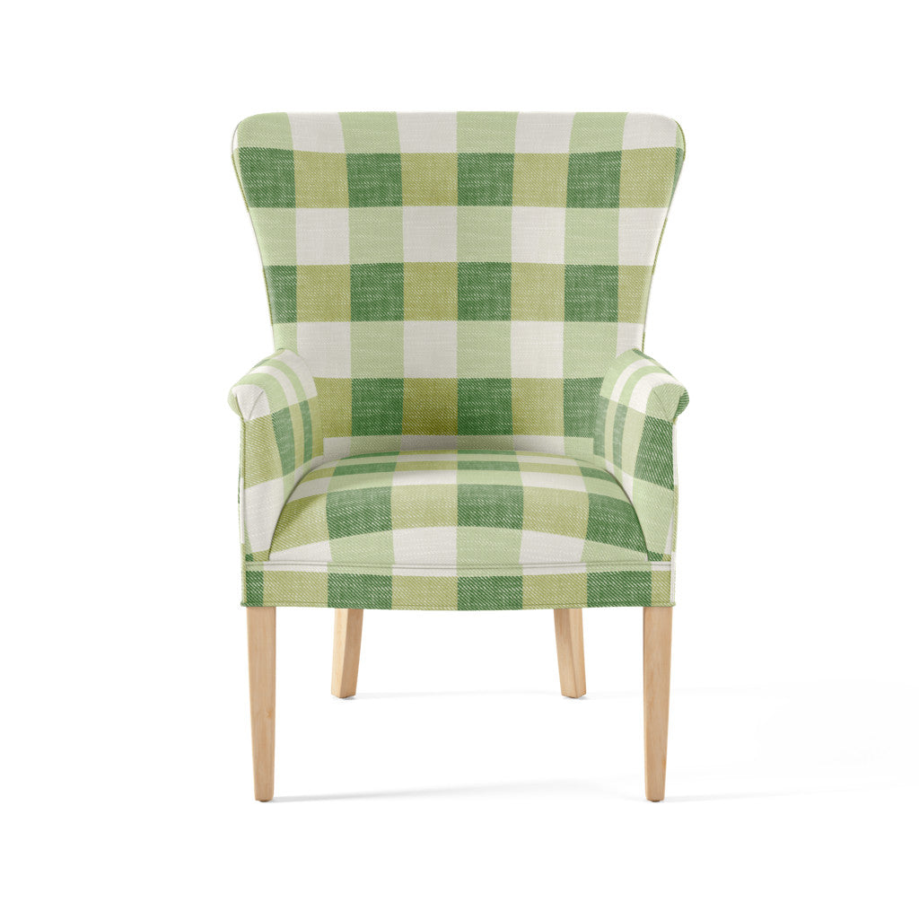 Maine Cottage Checkmate: Sour Apple (fabric yardage) | Green Apple Fabric 