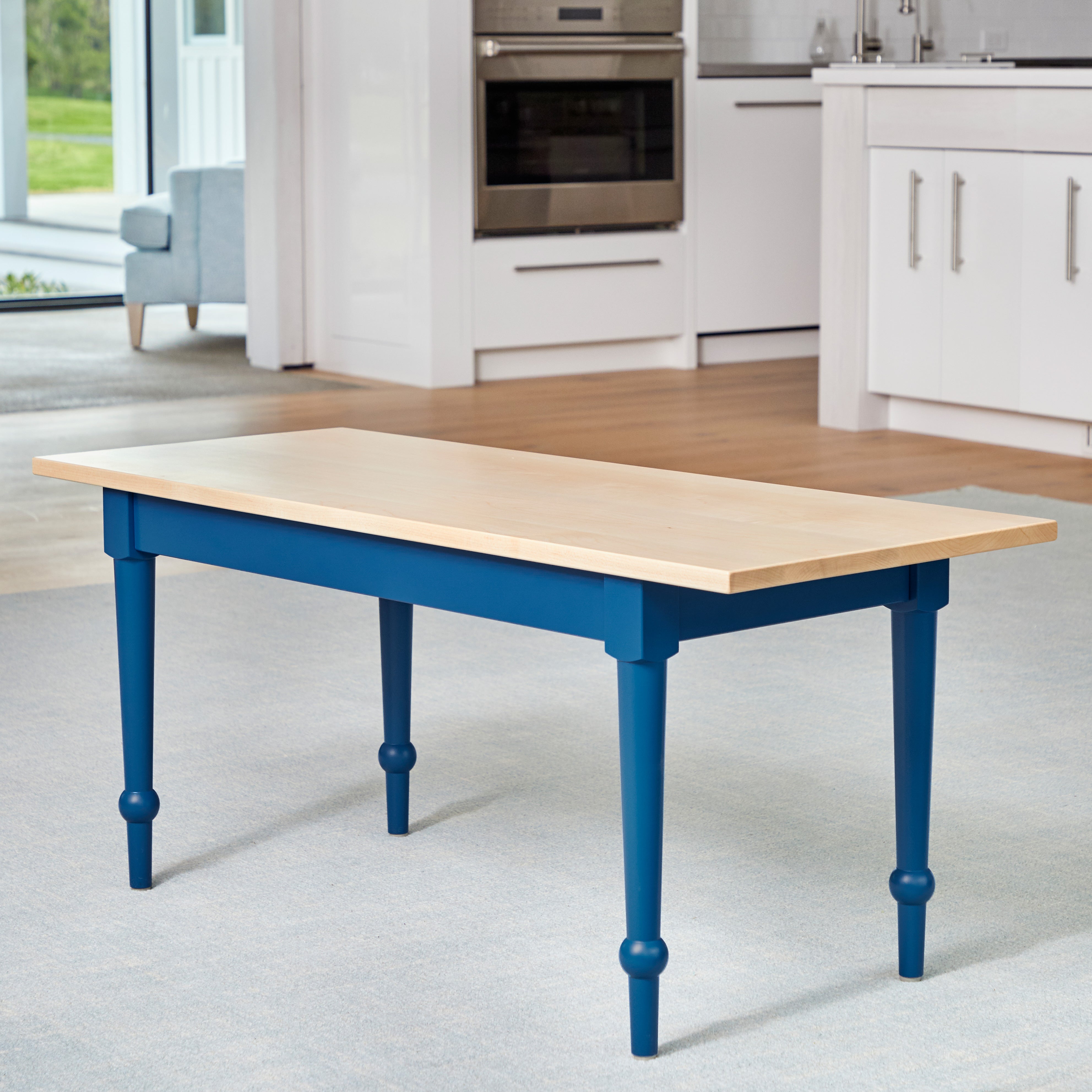 Maine Cottage Lottie Table & Bench in Peacock Maine Cottage® | SAMPLE SALE 