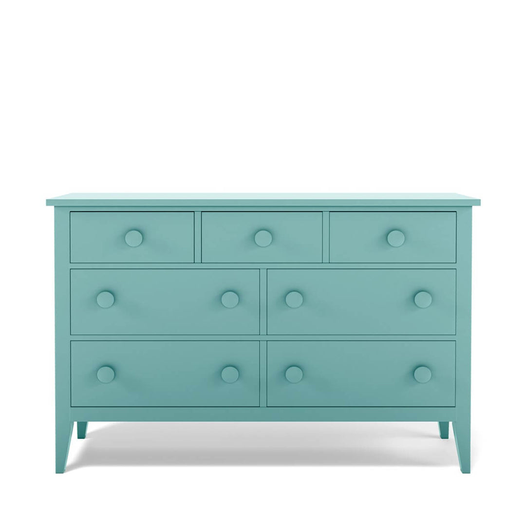 Maine Cottage Colorful Double Dresser | Shaker Style 7-drawer Double Dresser 