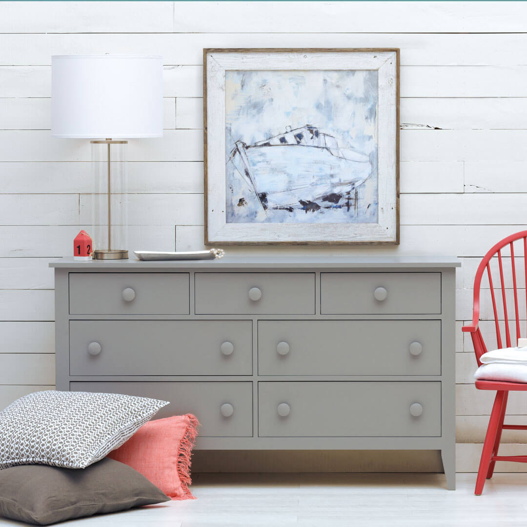 cottage grey dresser Cottage Town Gray Dresser