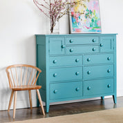 Maine Cottage Addy Hideaway Dresser | Handcrafted 8 Drawer Dresser & Hideaway 