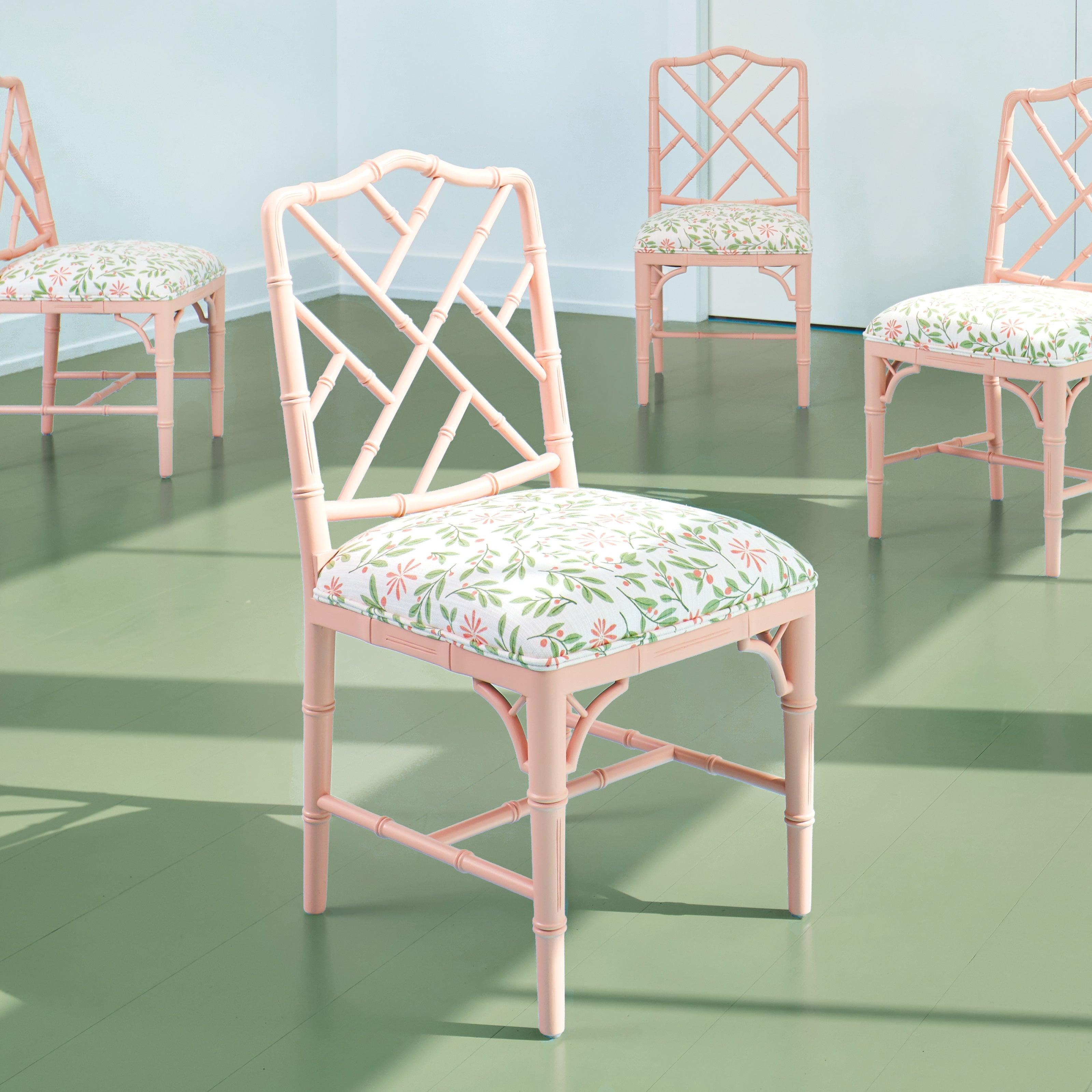 Maine Cottage Barrett Bamboo Dining Chair  | Upholstered Chairs | Maine Cottage® 