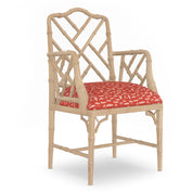 Maine Cottage Barrett Bamboo Arm Chair  | Upholstered Chairs | Maine Cottage® 