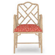 Maine Cottage Barrett Bamboo Arm Chair  | Upholstered Chairs | Maine Cottage® 