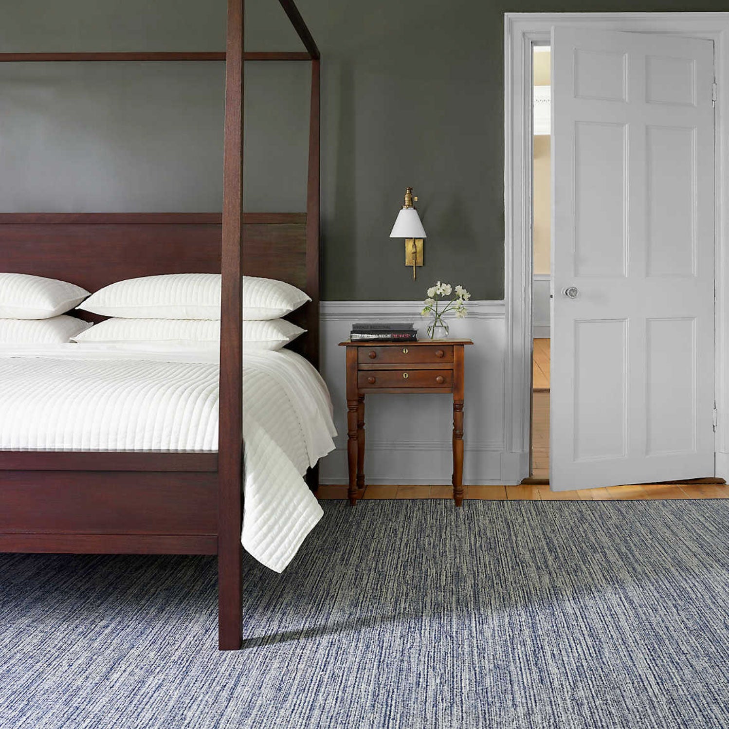 Maine Cottage Bella Navy Woven Wool Rug | Maine Cottage¨ 