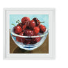 Maine Cottage Bowl of Cherries Painting | Framed Cherry Wall Art for Your Home 