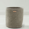 Maine Cottage Braided Wool Basket - Houndstooth - Petite | Maine Cottage® 