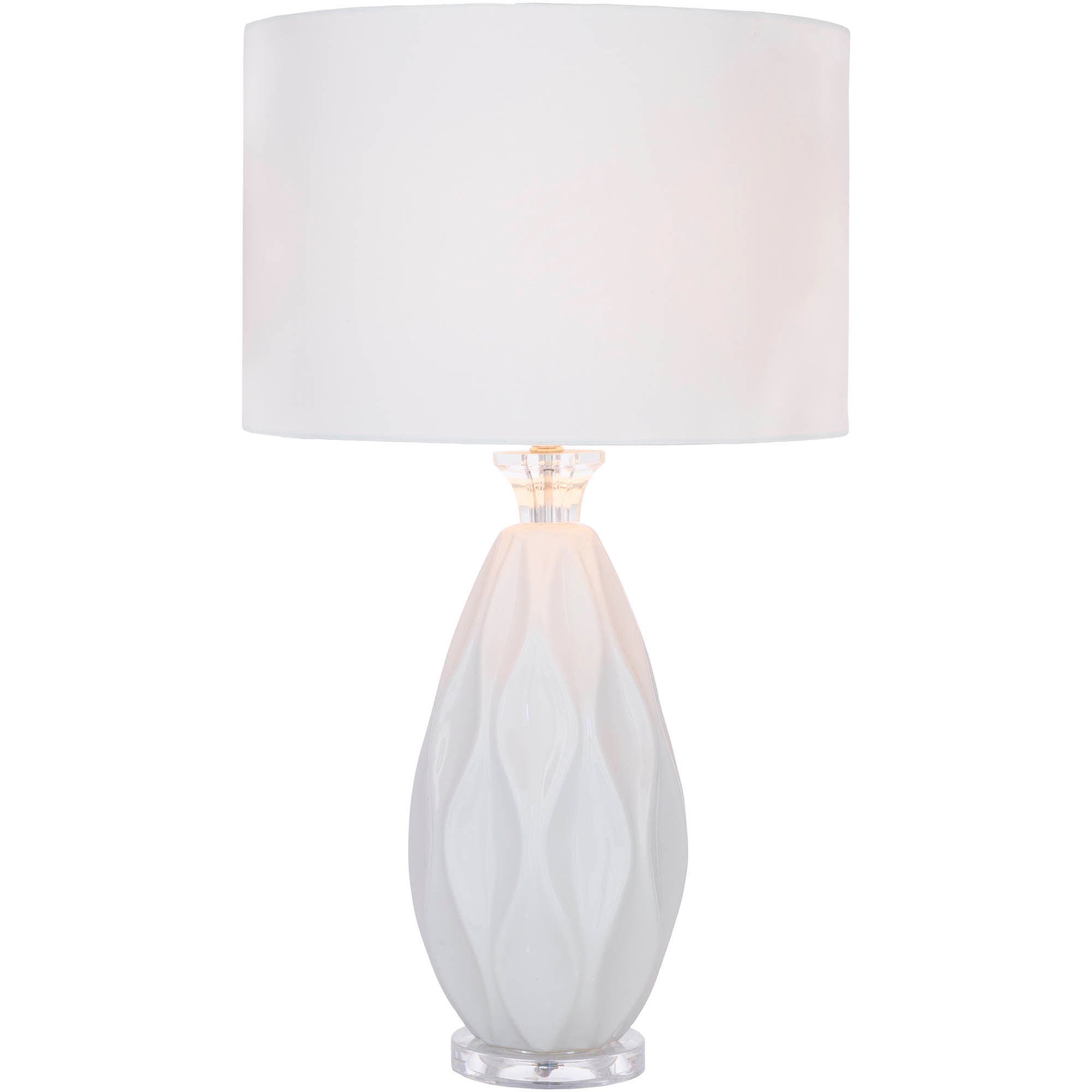 Maine Cottage White Geometry Table Lamp | Maine Cottage® 
