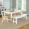 Maine Cottage Cable Lock Dining Table - Painted Top | Maine Cottage® 