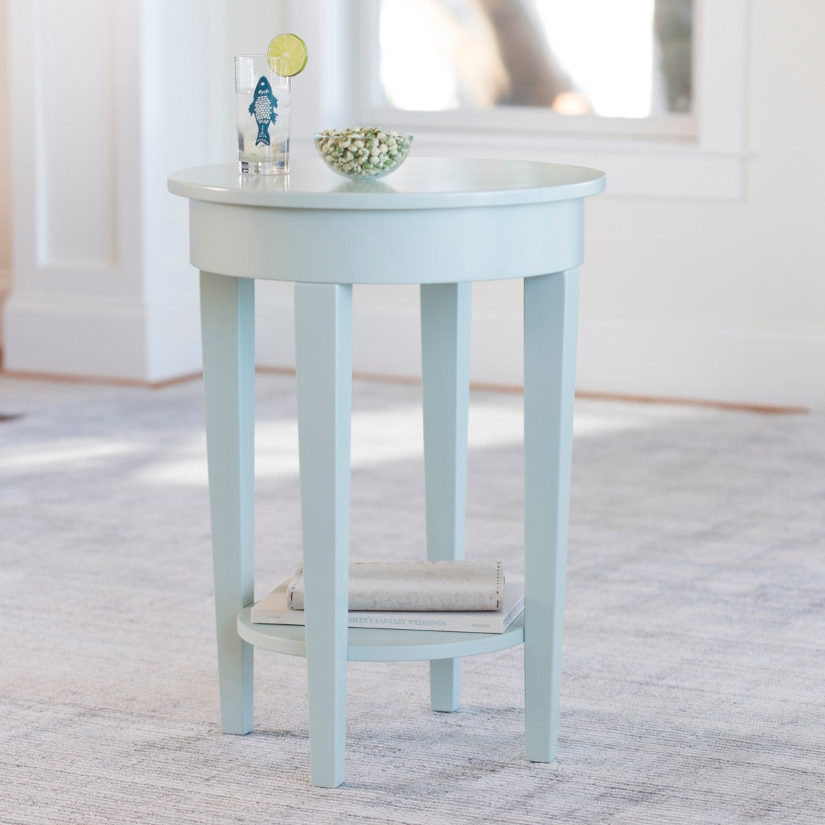 Maine Cottage Charlie Round Side Table by Maine Cottage | Where Color Lives 