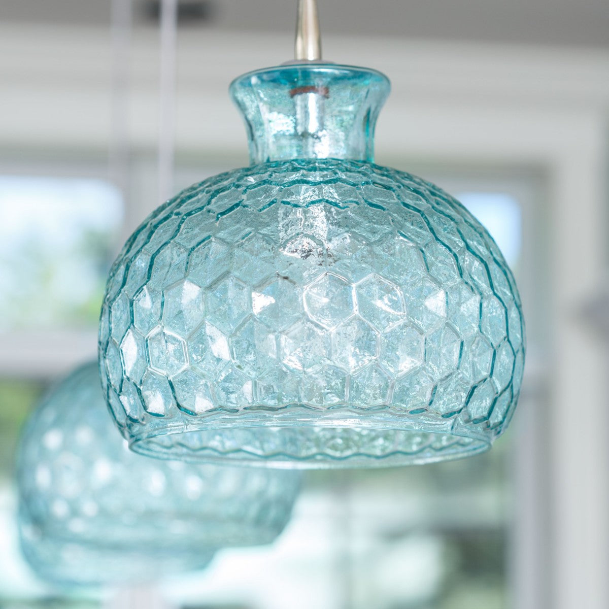 Clark Pendant Aqua Pendants Maine Cottage® - Main Image