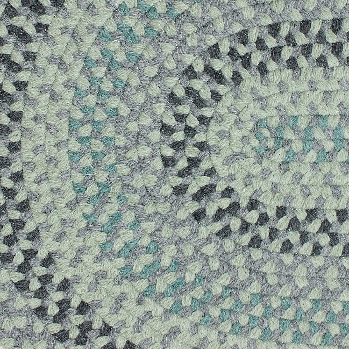 Maine Cottage Cottage Braided Wool Rug - Green/Gray | Maine Cottage¨ 