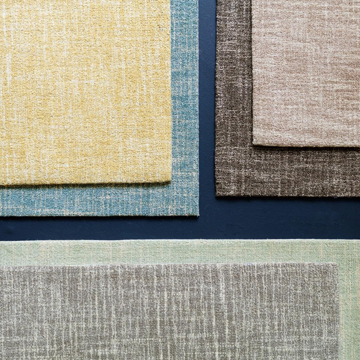 Crosshatch Wool Micro Hooked Rug - Ivory | Maine Cottage¨