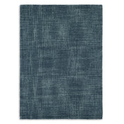 Maine Cottage Crosshatch Wool Micro Hooked Rug - Denim | Maine Cottage¨ 