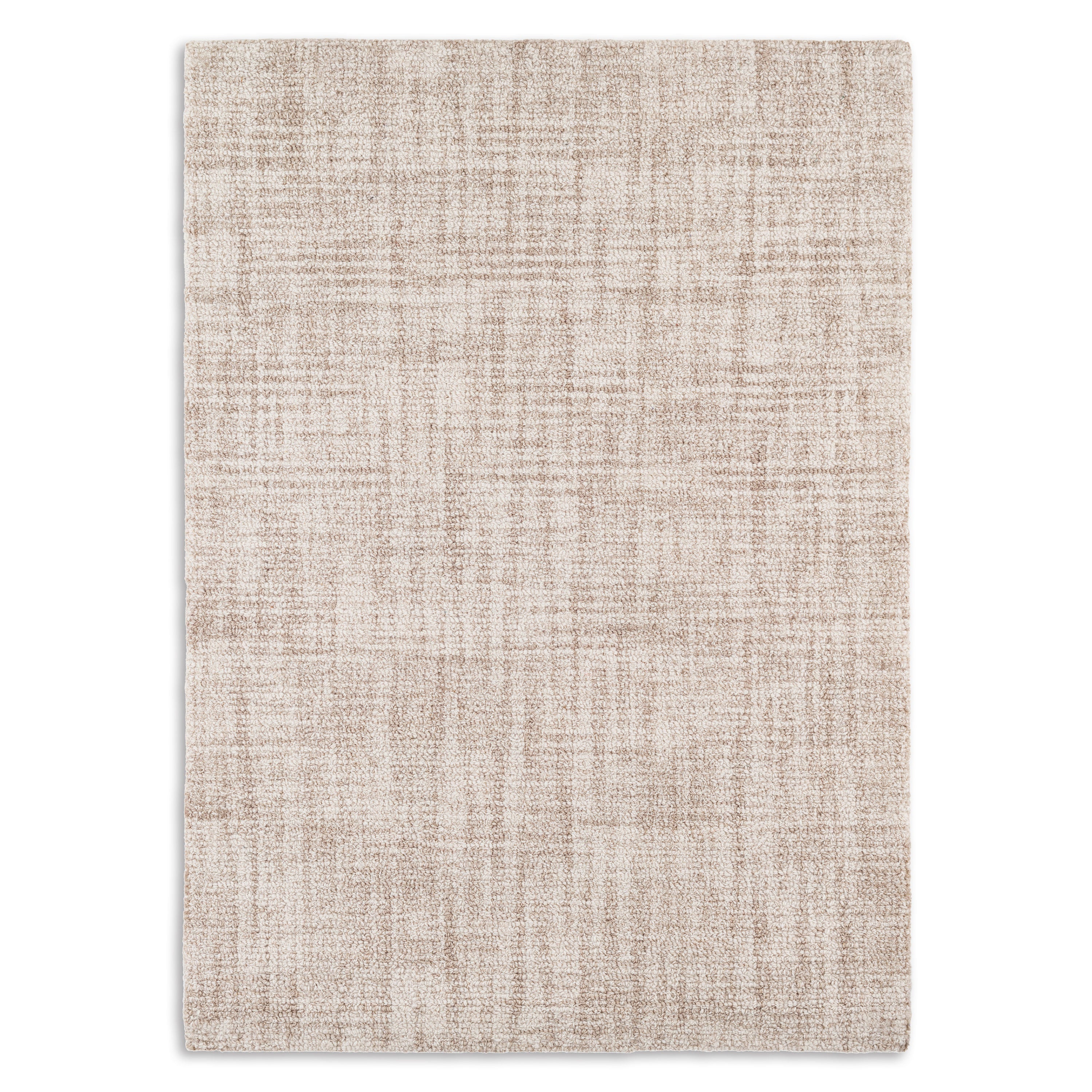 Maine Cottage Crosshatch Wool Micro Hooked Rug - Ivory | Maine Cottage¨ 