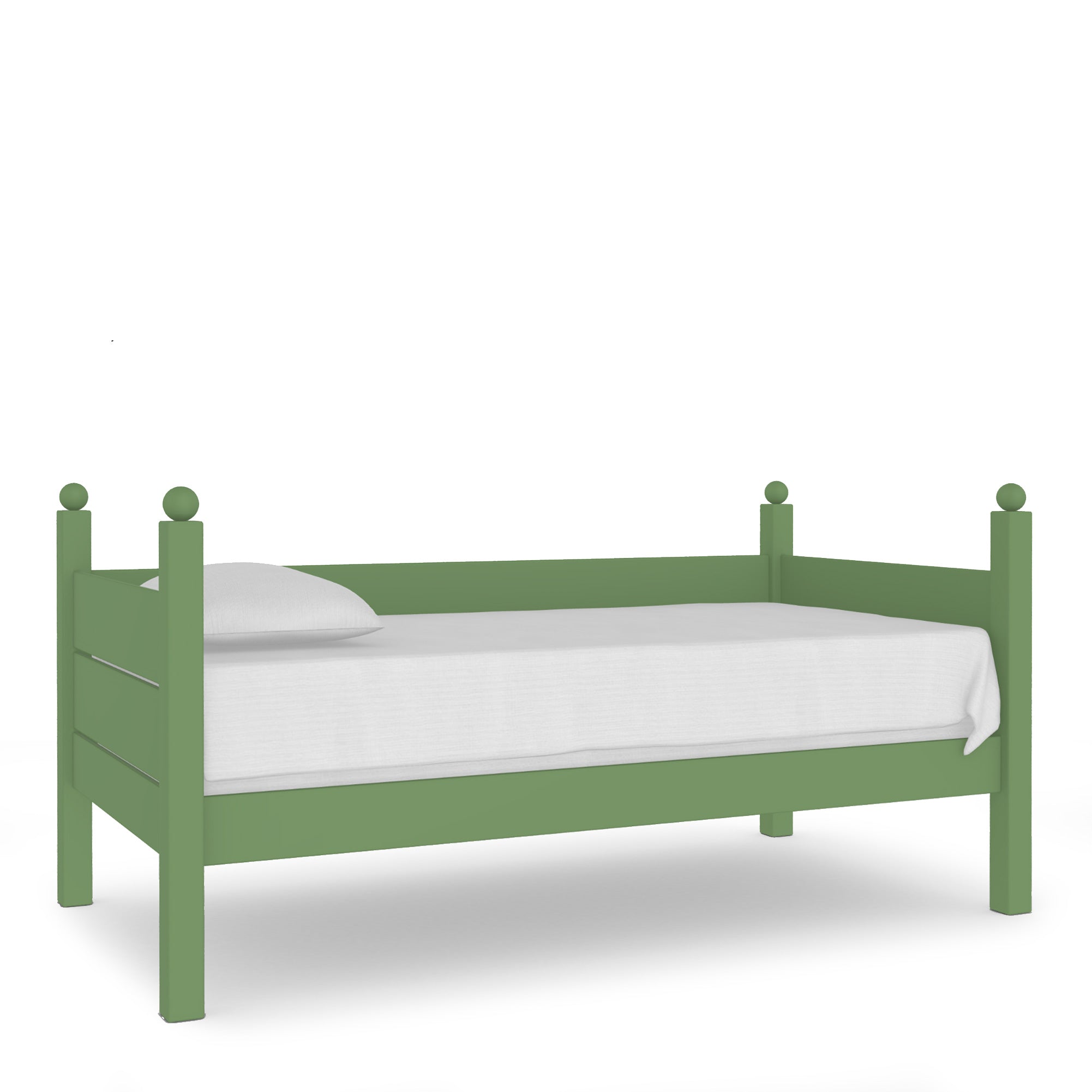 Maine Cottage Low Tide Day Bed | Colorful Painted Coastal Wooden Day Bed 