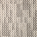 Dot Dash Wool and Sisal Rug Gray