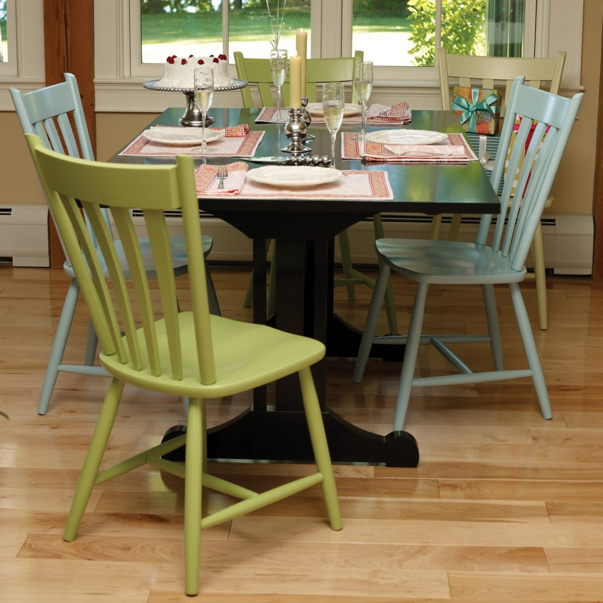 Maine Cottage Edna Dining Chair | Painted Modern Windsor Dining Chair 