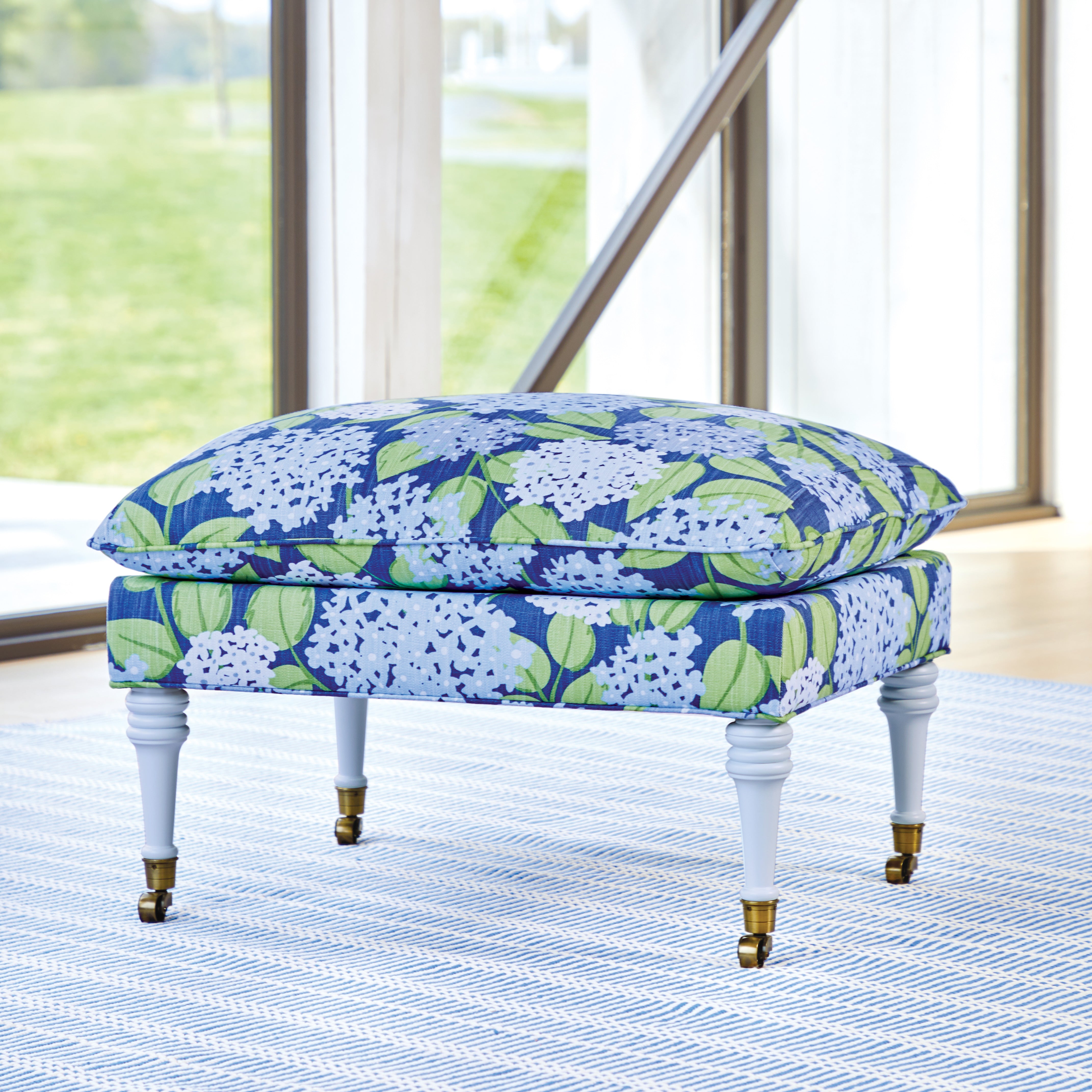 Maine Cottage Eleanor Ottoman  | Poufs & Ottomans | Maine Cottage® 