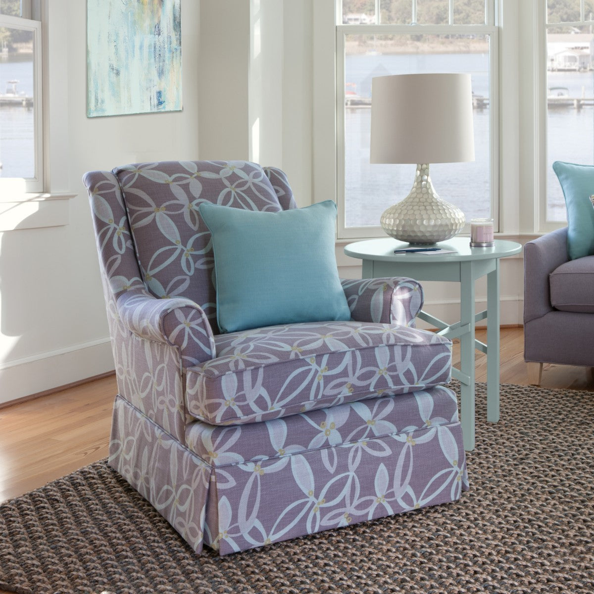 Maine Cottage Evy Chair | Coastal Armchair | Accent Chair For Coastal Home 