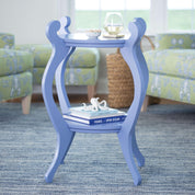Maine Cottage Fiddlehead End Table | Unique Coastal Cottage End Table 