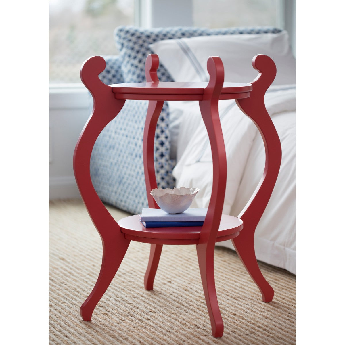 Maine Cottage Fiddlehead End Table | Unique Coastal Cottage End Table 